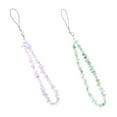 thumbnail image 6 of EXHUMKY 2Pcs Natural Stone Phone Charm Crystal for Mobile Phone Accessory with Appearance, 6 of 8