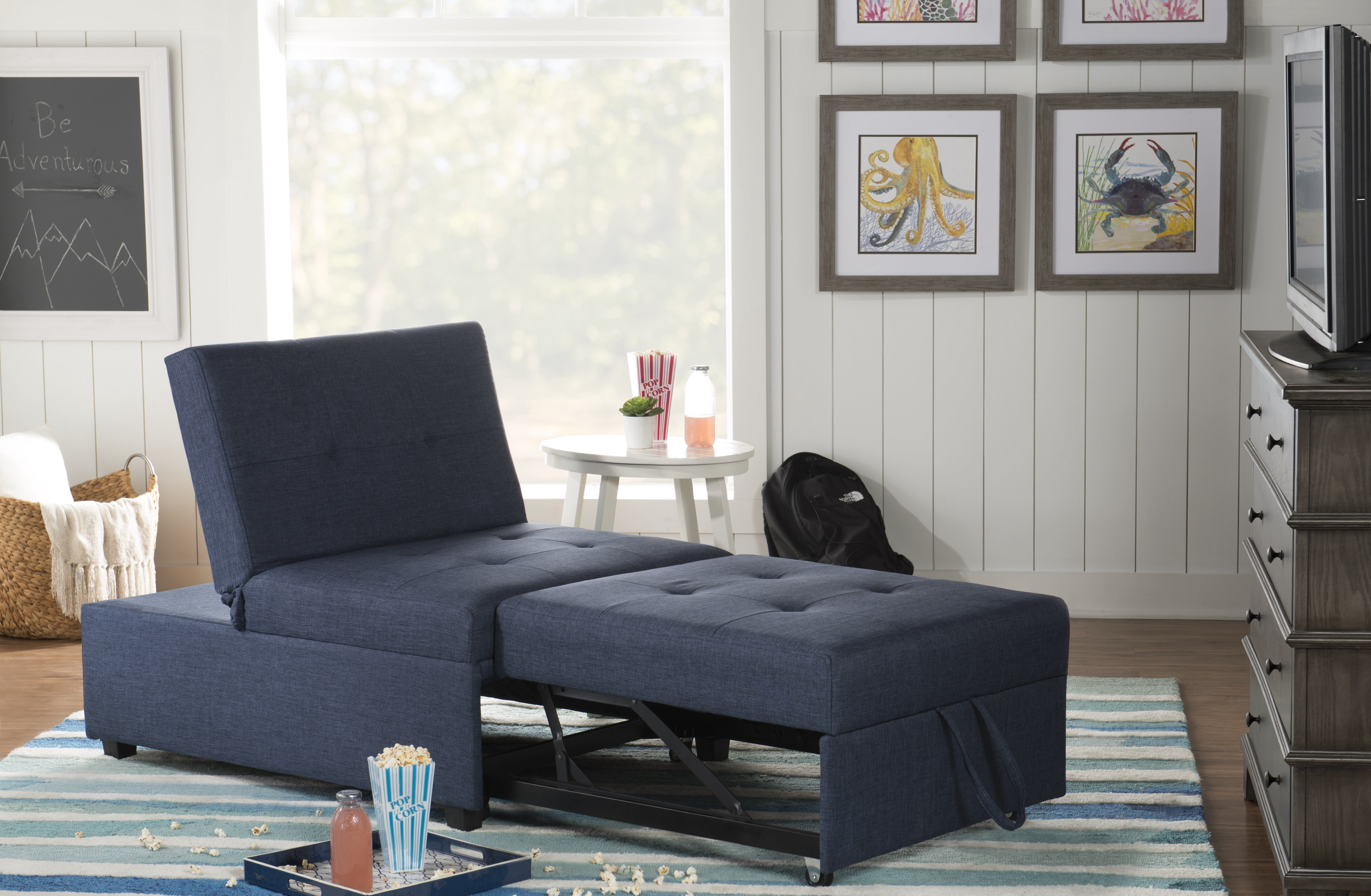 Simonson Lounge Chair, Blue