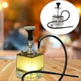 thumbnail image 2 of Juego completo de 1 manguera Hookah, de fumar fácil de limpiar con cuenco de silicona, kit de fumar shisha, portátil para cafeterías Narguile - NEGRO Zulema Cachimba completa, 2 of 6