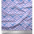 thumbnail image 1 of Soimoi polyester Crepe Fabric Scales Geometric Print Fabric by Yard 42 Inch Wide, 1 of 3