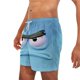 thumbnail image 5 of Ceisia Men's Annoyed Side-Eye Emoji Print Beach Shorts 4-Way Stretch Drawstring Swim Trunks (Multiple Colors) Gifts, 5 of 5
