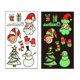 thumbnail image 5 of Xihbxyly Ofertas Del Día Del Programa Today Show para Mujeres Pegatinas En Agua Forma de Muñeco de Nieve y Vela Navideña, Temáticas En Actividad, Decoración En Velas de Humor, Pegatinas En Agua Ultra, 5 of 6