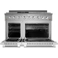 thumbnail image 3 of NXR 48'' Stainless Steel Professional Free-standing Gas Range with Griddle, 7.2 cu ft. Convection Oven SC4811, 3 of 5