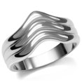 thumbnail image 1 of Bague en Acier Inoxydable Poli pour Femmes Sans Stone - Taille 8, 1 of 1