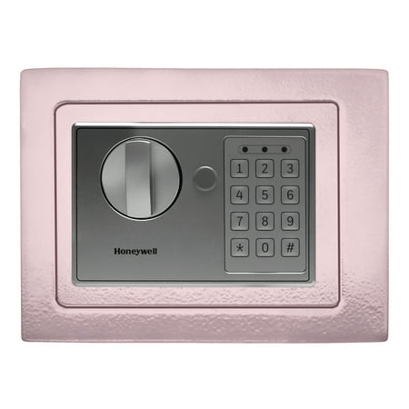 Honeywell - .15 Cu. Ft. Compact Security Safe with Digital Lock - Pink