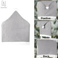 thumbnail image 3 of Gustave Set of 2 Christmas Chair Cover, Santa Claus Red Hat Chair Back Covers for Dining Room Home Holiday Party Xmas Decor Chair Slipcovers "Gray, 2PCS", 3 of 9