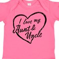 thumbnail image 4 of Inktastic I Love My Aunt and Uncle in Black Chalk Heart Boys or Girls Baby Bodysuit, 4 of 5