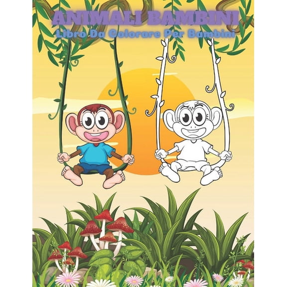 ANIMALI BAMBINI - Libro Da Colorare Per Bambini (Paperback)