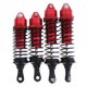 thumbnail image 2 of Amortiguador de 4pcs Front Shock Amortiguador para per per per Ssh 4x4 Piezas de Actualización rojo CUTICAT Amortiguador de choque RC Car, 2 of 8