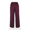 thumbnail image 2 of Pantalón George para Dama, con Pierna Amplia Vino Talla G, 2 of 4