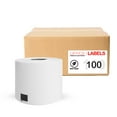 thumbnail image 1 of 100 Rolls of DK-1202 Compatible Labels for BROTHER 2-3/7" X 4" (62mm x 100mm) ROLL ONLY, 1 of 5