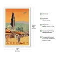 thumbnail image 2 of Aeroput - Yugoslavia National Airline - Vintage Airline Travel Poster by Marcovic c. 1930s - Master Art Print (Unframed) 12in x 18in, 2 of 4