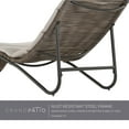 thumbnail image 2 of Grand Patio Outdoor Chaise Lounge Sunbathing Chair, Tan, 2 of 7