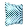 thumbnail image 2 of LNWH Decorative Pillow Covers, Abstract Blue Polka Dot Square Sofa Decorative Knit Pillow Case, 12"x12", 2 of 8