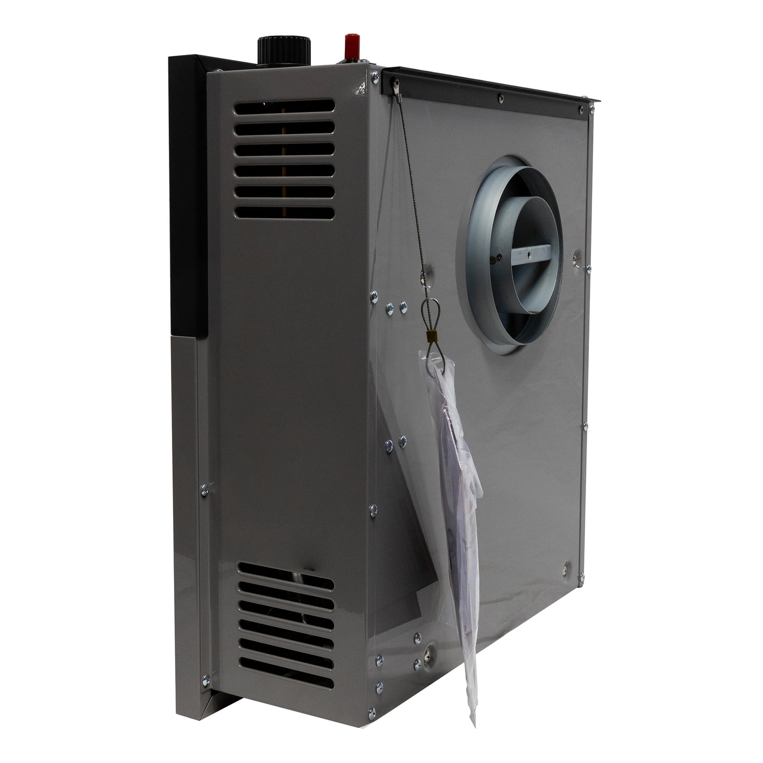 Comfort Glow 17,000 BTU Direct-Vent Natural Gas Wall Heater with Vent Kit, Matchless Piezo Ignition with T-Stat Control Knob, 500 Sq. Ft, DVN17