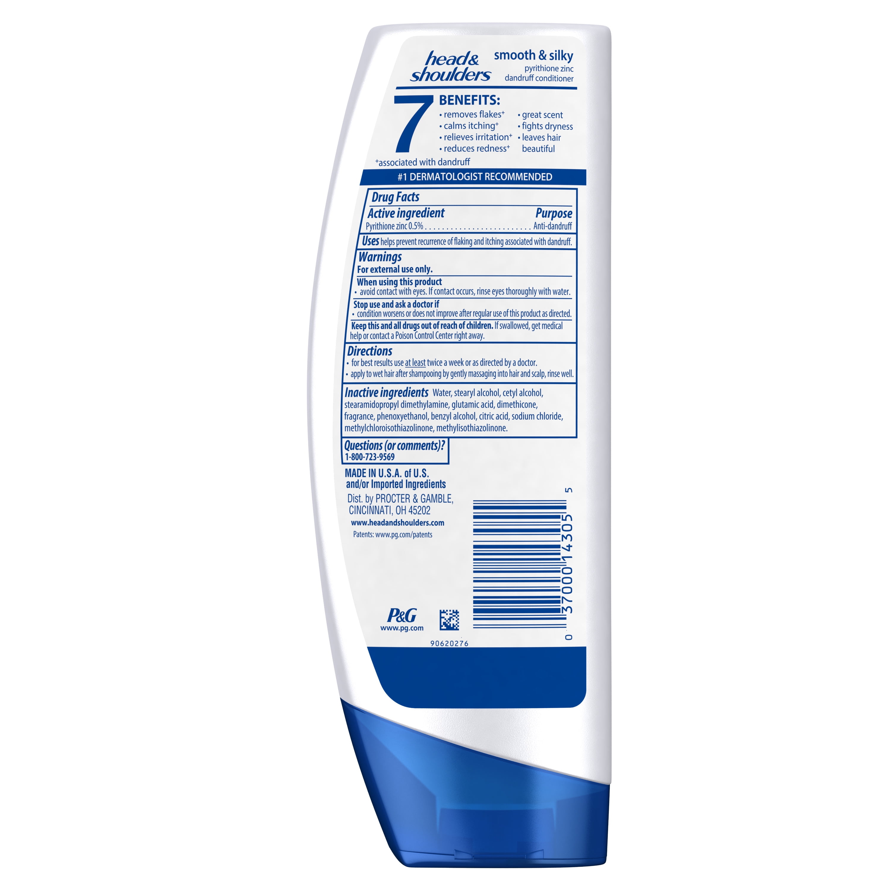 Head and Shoulders Smooth and Silky Conditioner 13.5 Fl Oz