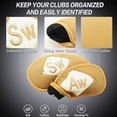 thumbnail image 4 of FINGER TEN Golf Iron Head Covers Value 8/11/12 Piece Set, Synthetic Leather Deluxe Club Headcover, Universal Fit Main Iron Clubs Gift Set, 4 of 7