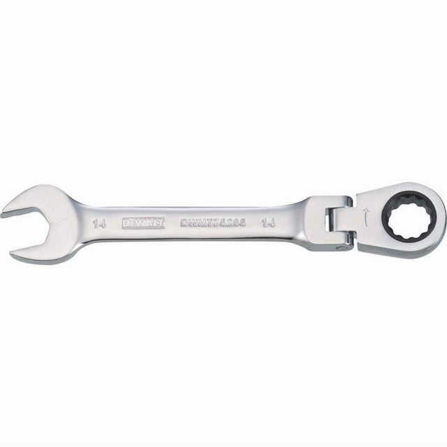 Llave combinada con cabezal flexible DeWalt, 14 mm x 14 mm, 12 puntas