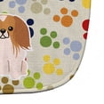thumbnail image 3 of Pawprints Pekingese Red White Baby Bib, 3 of 3