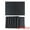 Black 17*12in, variant on Unique Bargains Set of 6 Leather Placemats for Kitchen Black 17*12in
