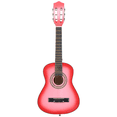 thumbnail image 3 of Hassch 30in Acoustic Guitar, Beginner Starter Kit w/Bag, Strap, Picks, Strings, Capo and Tuner, Pink, 3 of 11