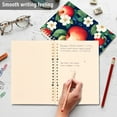 thumbnail image 4 of FORMRS 1-Subject Spiral Notebook 8" x 5" College Ruled 60 Refillable Sheet A5 Hard Cover, 2 Pack, Blue Apple Pattern, 4 of 7