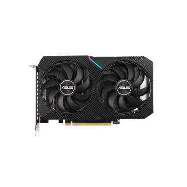 ASUS Dual NVIDIA GeForce RTX 3050 6GB Gaming Graphics Card - PCIe 4.0, 6GB GDDR6 Memory, HDMI 2.1, DisplayPort 1.4a, 2-slot Design, Axial-tech Fan Design, 0dB Technology, DUAL-RTX3050-6G