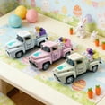 thumbnail image 7 of Gaiwos Easter Metal Truck Decor 5 inches, Easter Vintage Farm Pickup Truck with Eggs and Bunny, Mini Metal Diecast Farmhouse Pickup, Easter Decor for Party Home Kitchen Tabletop, 7 of 7