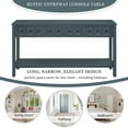 thumbnail image 3 of Tcbosik Console Table for Entryway, 60 Inch Sofa Table w/4 Drawers and Bottom Shelf, Long Hallway Table for Living Room Entryway Home, Navy, 3 of 8