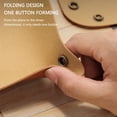 thumbnail image 3 of PU Desktop Storage Box Key Hall Tray Cosmetic Jewelry Organizer (Caramel), 3 of 5