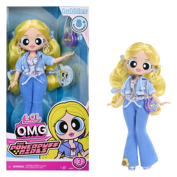 Muñeca de moda L.O.L. ¡Sorpresa! ¡Dios mío, Burbujas de Powerpuff Girls