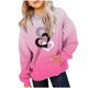 thumbnail image 2 of Camiseta de manga larga para niños, cuello redondo, color liso, ideal para niños y niñas, sudadera con capucha de poliéster., 2 of 6
