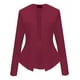 thumbnail image 1 of Blazer Mujer Saco Corto Liso Strech Color Uniforme, 1 of 3