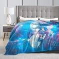 thumbnail image 4 of Throw Blanket Fantasy Future Space Skulls Skeletons For Couch-Ultra-Soft Micro Fleece Sofa Bed Camping Travel Blanket For Kid Baby Boys Girls Adults 60"X50", 4 of 8