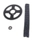 thumbnail image 5 of Kit De Cadena Y Piñón Delantero Y Trasero, 9T 10MM Delantero 54T 35MM Trasero 120 Eslabones Motrices Reemplazo T8F Kit De Cadena De Piñón Fácil De Instalar Para Motocicletas, 5 of 7