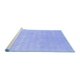 thumbnail image 2 of Ahgly Company Machine Washable Indoor Rectangle Oriental Blue Industrial Area Rugs, 3' x 5', 2 of 4
