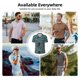 thumbnail image 5 of Fotbe Snake And Rose Camiseta Polo de Golf para Hombre con Estampado – Camisa Deportiva Transpirable con Cuello Abotonado-X-Large, 5 of 6