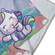 thumbnail image 4 of Cobija Manta Frazada Juana Gallo Diseño de Unicornio Kawaii, 4 of 5