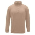thumbnail image 7 of Men's Quarter Zip Sweater Casual Neck Pullover Ribbed Knit Sweater, 7 of 7