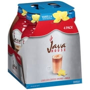 Java House Chilled Vanilla Coffee Drink + Milk, 4 ct
