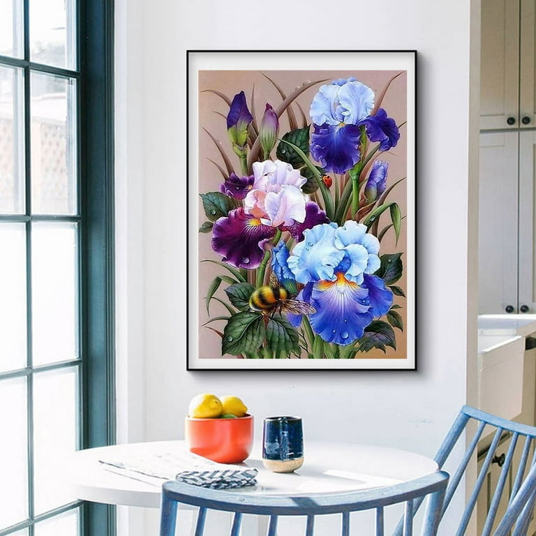 DIY 5D Diamond Painting by Number Kits Exquisite Flowers, 5D Diamond  Painting Kits for Adults, Diamond Art with Accessories & Tools for Home  Wall Decor 12 x 16 inch : : Home