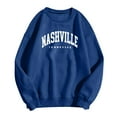 thumbnail image 4 of Youmylove Women Nashville Adult Unisex Crewneck Sweatshirt Pullover Classic Streetwear, 4 of 4