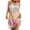 Beige, variant on IROINNID Sundress For Women Sleeveless Round Neckline Summer Sexy Casual Backless Mini Dress Regular Print Dress