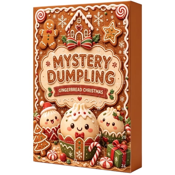 CQHVKQ Christmas Advent Calendar Dumpling Squishy Mystery Box, 24 Day Rainbow Mystery Squishy Dumplings Christmas Countdown Calendar, Advent Calendar with 24 Surprises Squishy Bun Gifts for Kids