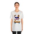 thumbnail image 4 of Skateboarding Bulldog Unisex T Shirt, 4 of 12