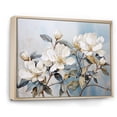 thumbnail image 2 of Designart "Essence Of Floral Grace IV" Rhododendron Floater Framed Canvas Art Print, 2 of 5