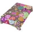 thumbnail image 7 of Coolnut Easter Eggs Flower Rectangle Tablecloth Spill-Proof Polyester Table Cloth Table Cover for Kitchen Dining Picnic Holiday Party Decoration,54"x54", 7 of 7