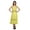 Medium Yellow, variant on Moomaya Solid Women Sleeveless Long Adjustable Shoulder Strap Dress With Lace
