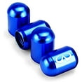 thumbnail image 2 of 4 Pcs Nouveaux Capuchons de Valve de Pneu Auto Capuchon de Tige de Roue de Pneu avec Capuchons d'Emblème de Voiture Capsule Temporelle Capuchons de Valve de Voiture (Convient i Bleu), 2 of 5