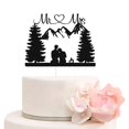 thumbnail image 1 of Cake Topper ZLPDS, diseño romántico para bodas en la montaña y al aire libre, 1 of 5